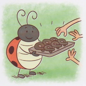 coccinella coi biscotti